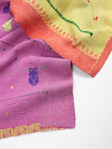 Vintage Kantha Quilt in Lemon