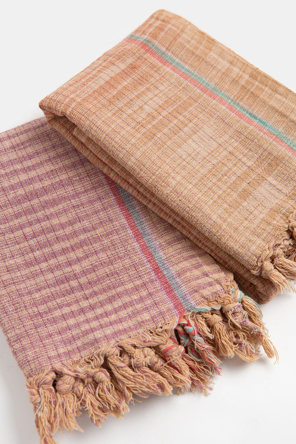 Khadi Cotton Towel in Curry