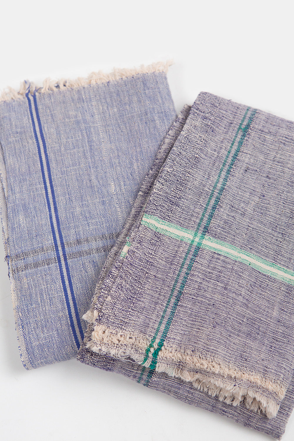Khadi Cotton Towel in French Blue