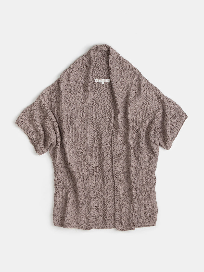 Cotton Kimono Cardigan in Doe