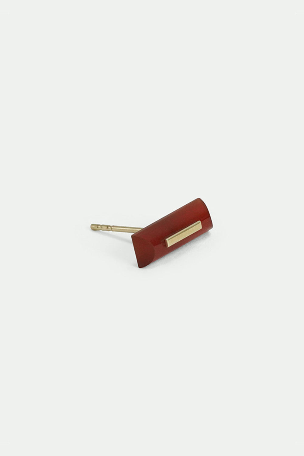 Kathleen Whitaker Carnelian Staple Stud