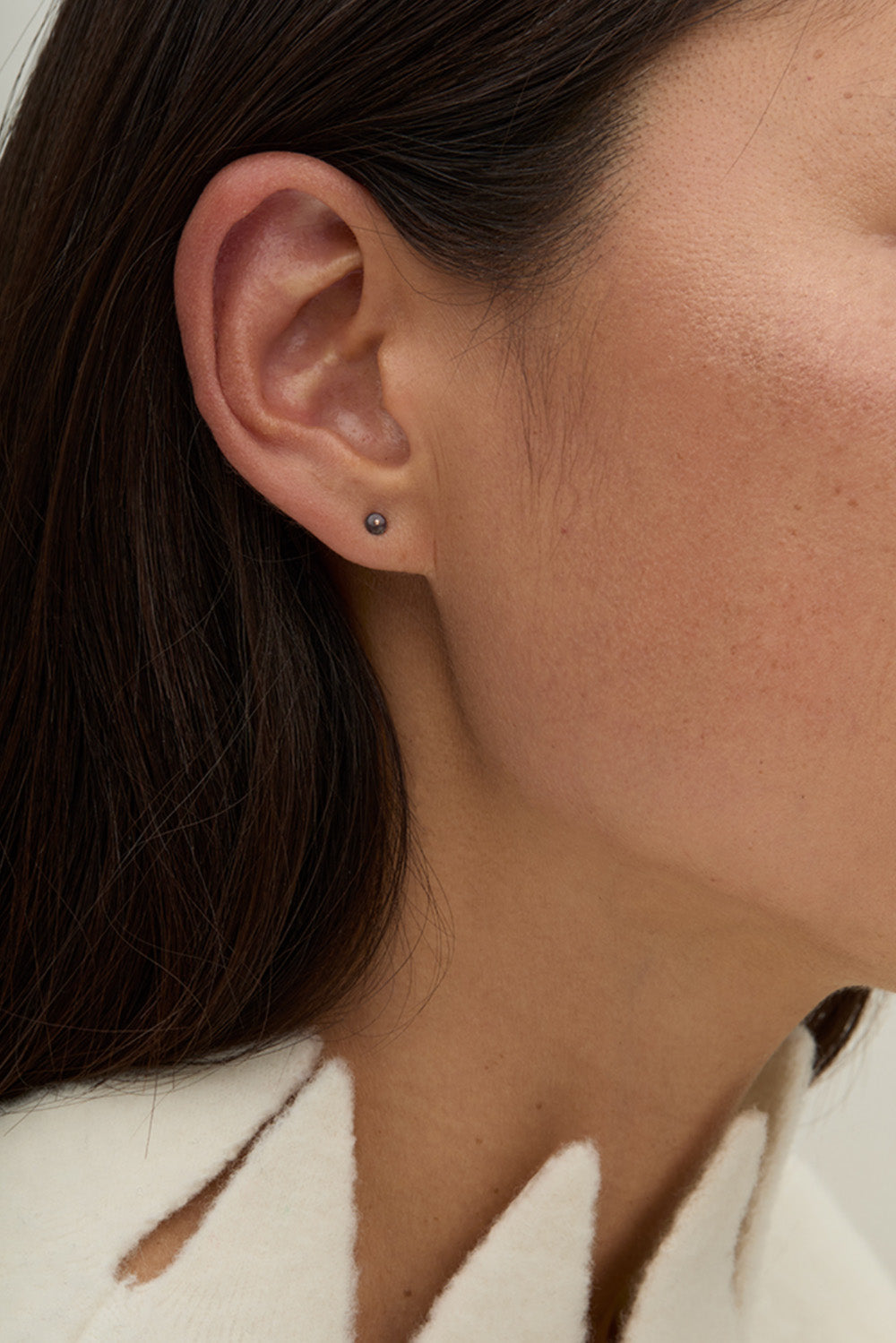 Kathleen Whitaker Grey Sapphire Stud