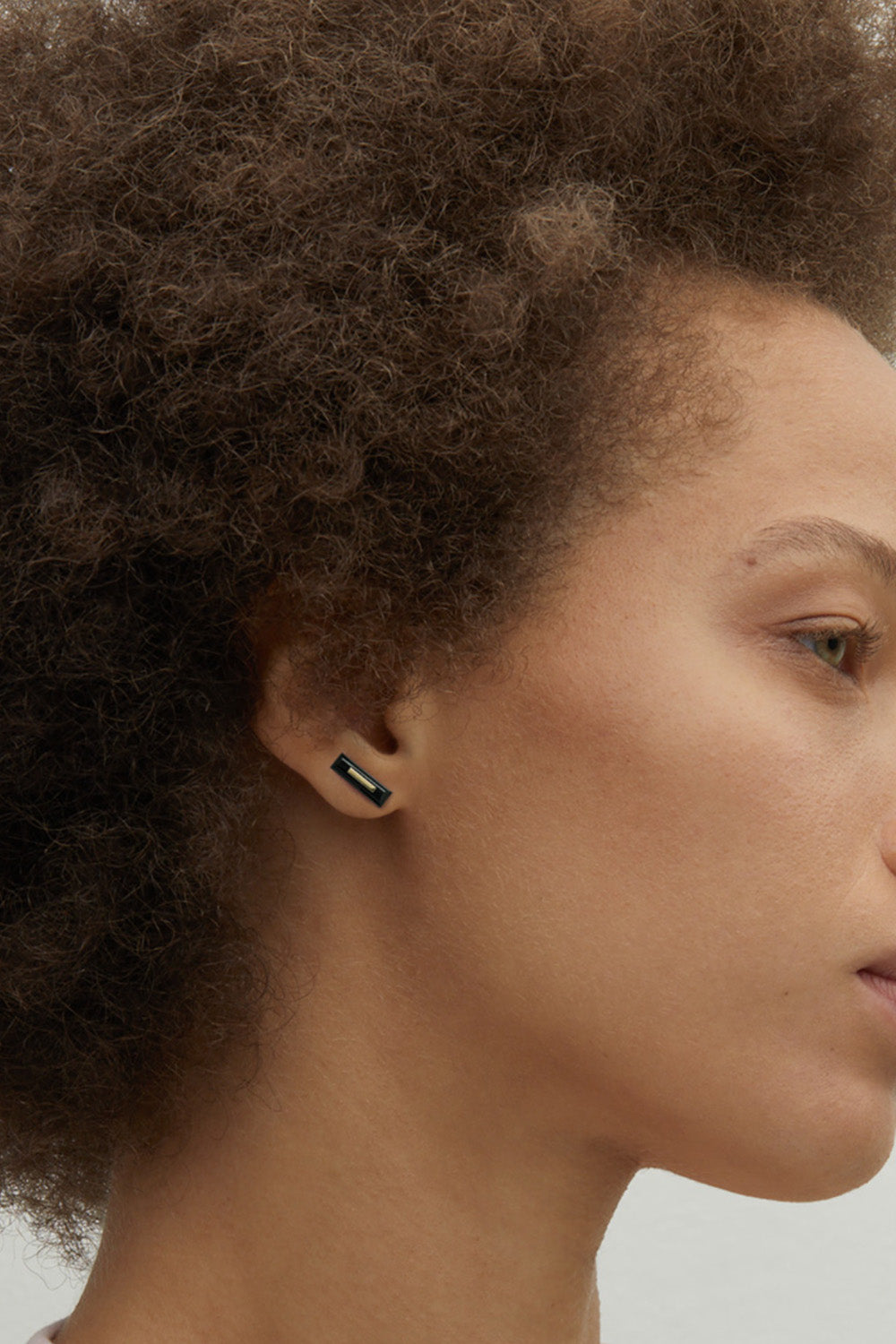 Kathleen Whitaker Onyx Staple Stud
