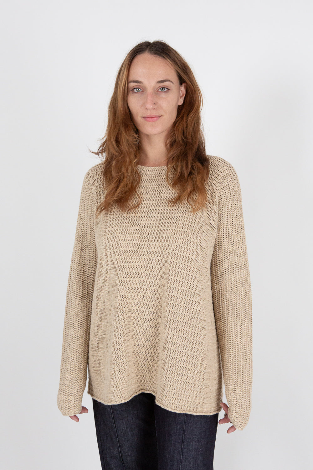 Lauren Manoogian Basket Pullover In Jute