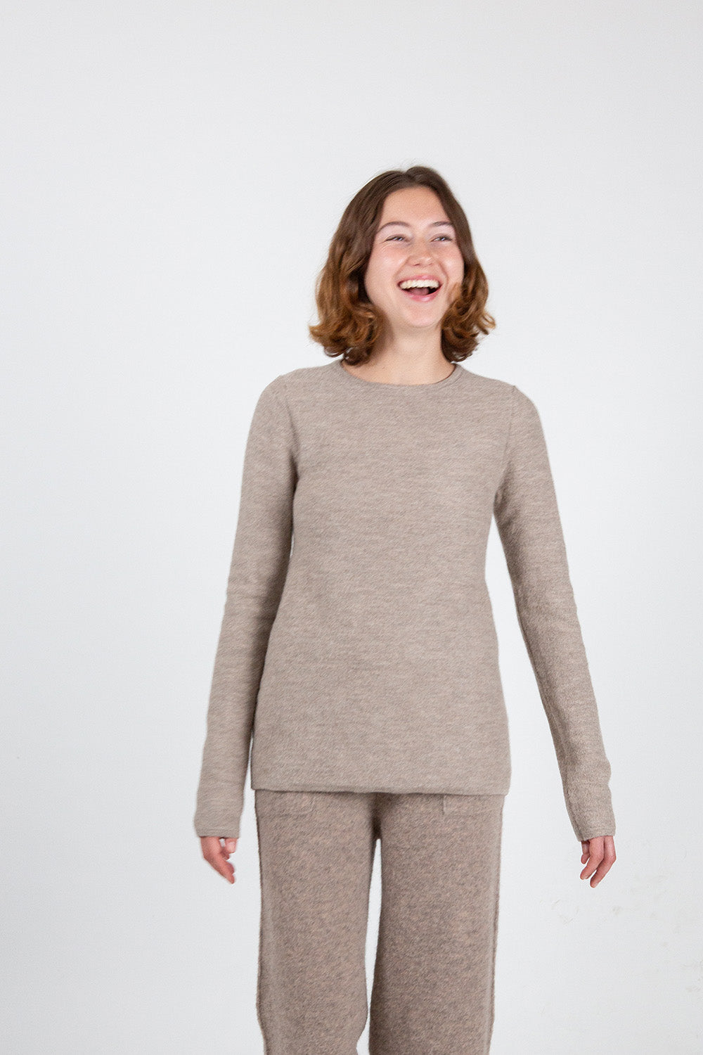 Lauren Manoogian Bell Crewneck In Dust