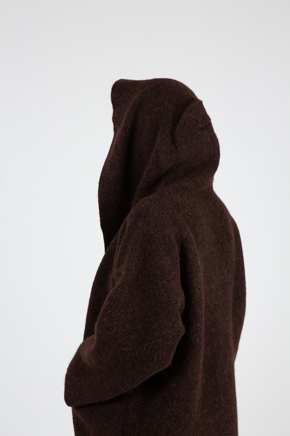 Lauren Manoogian Double Face Coat In Merlot