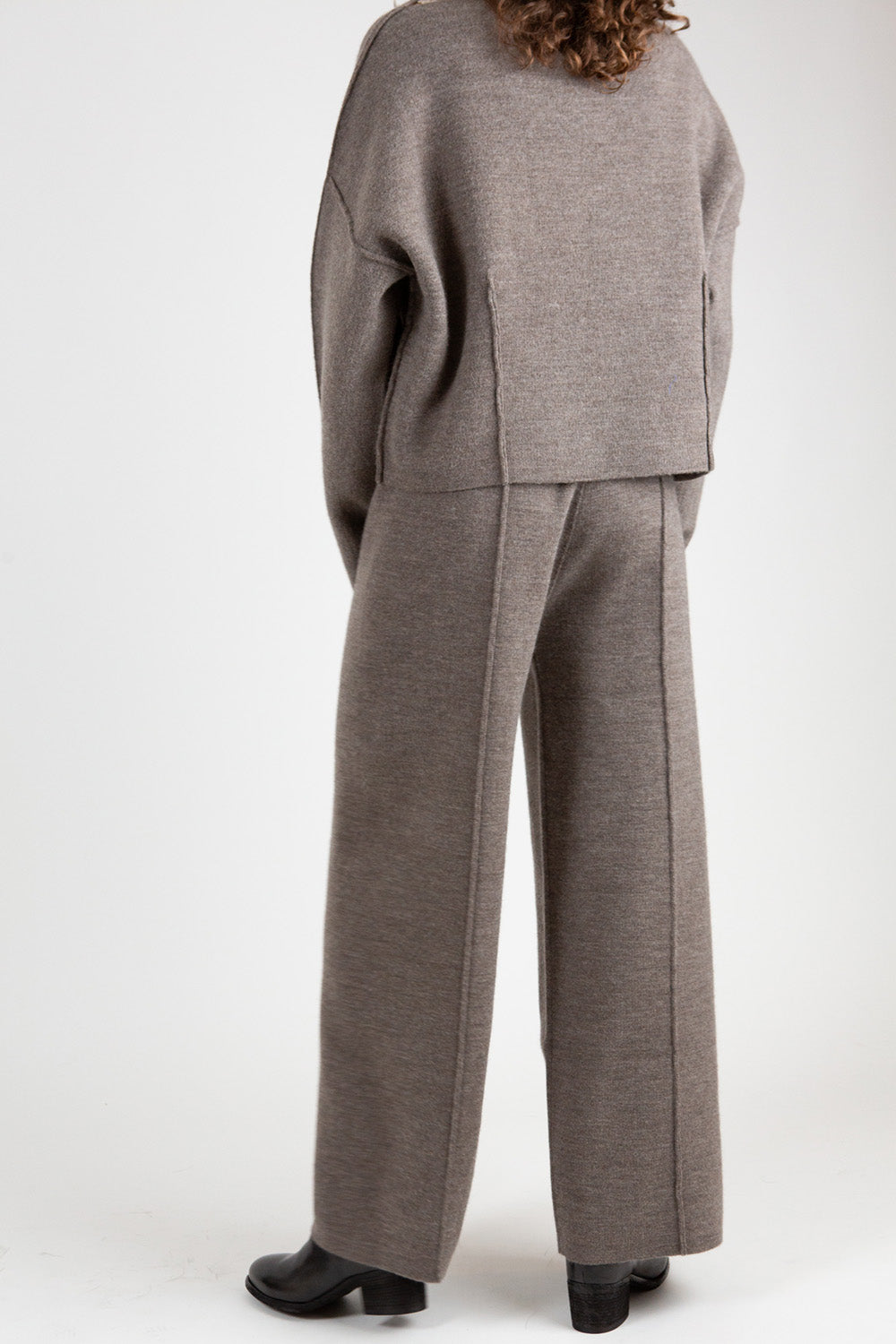 Lauren Manoogian Double Knit Trouser in Cinder