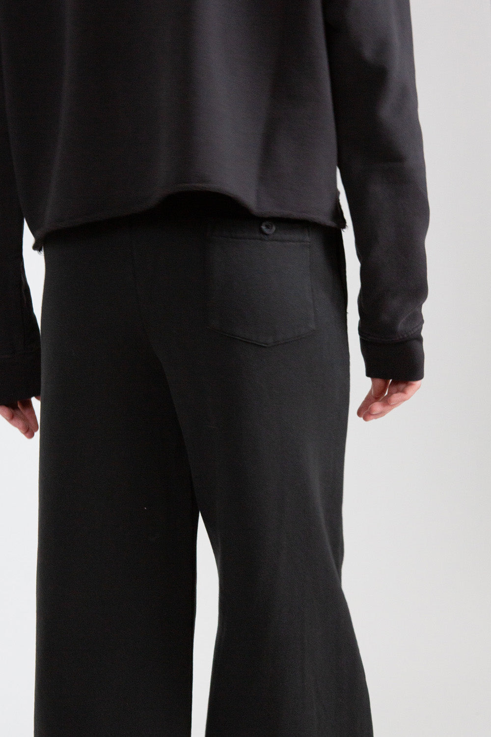 Lauren Manoogian Fleece Pants in Black