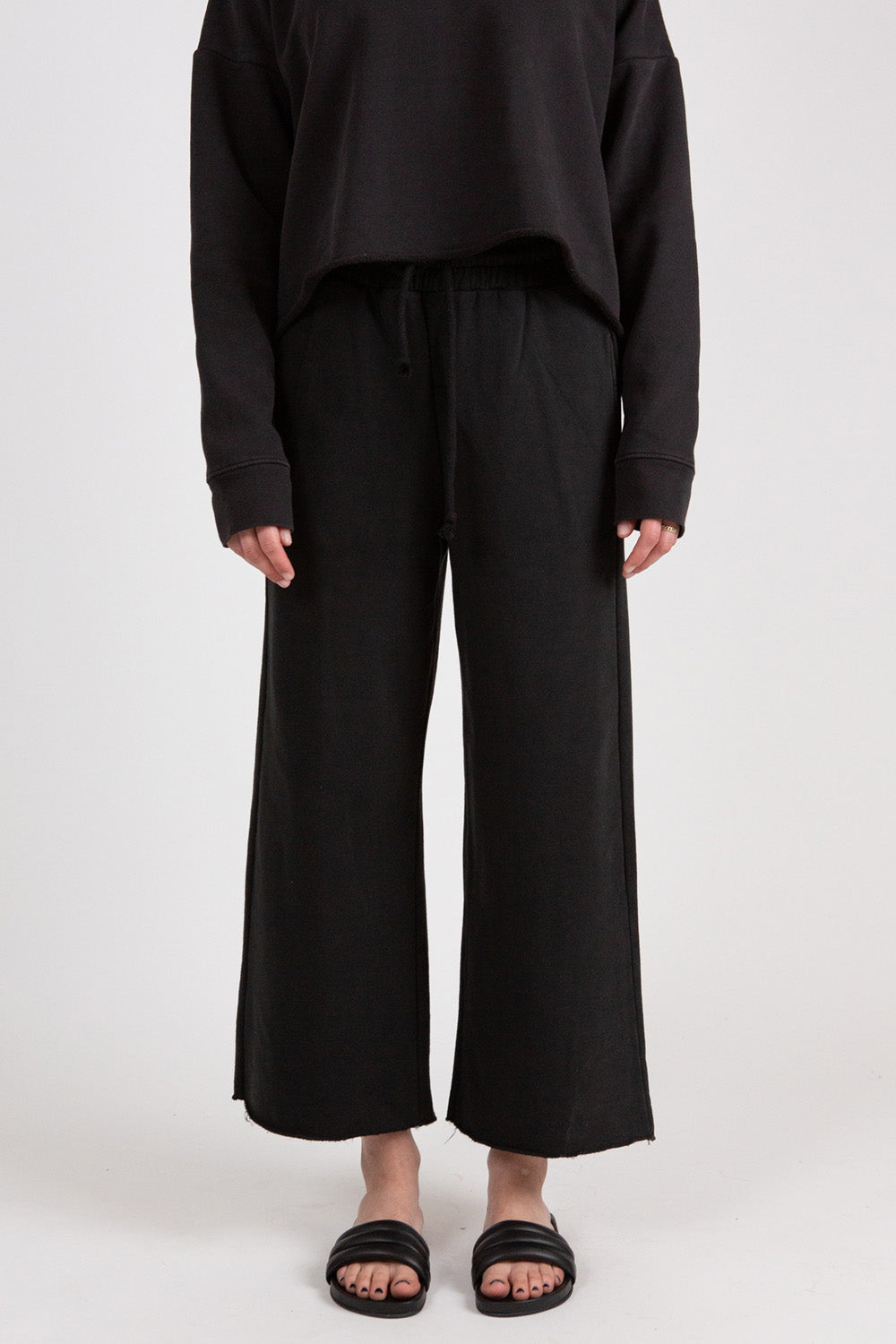 Lauren Manoogian Fleece Pants in Black