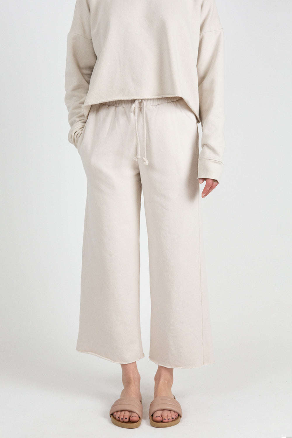 Lauren Manoogian Fleece Pants in Greige
