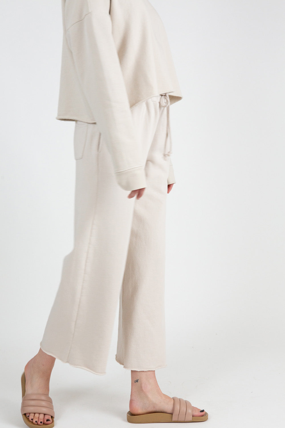 Lauren Manoogian Fleece Pants in Greige