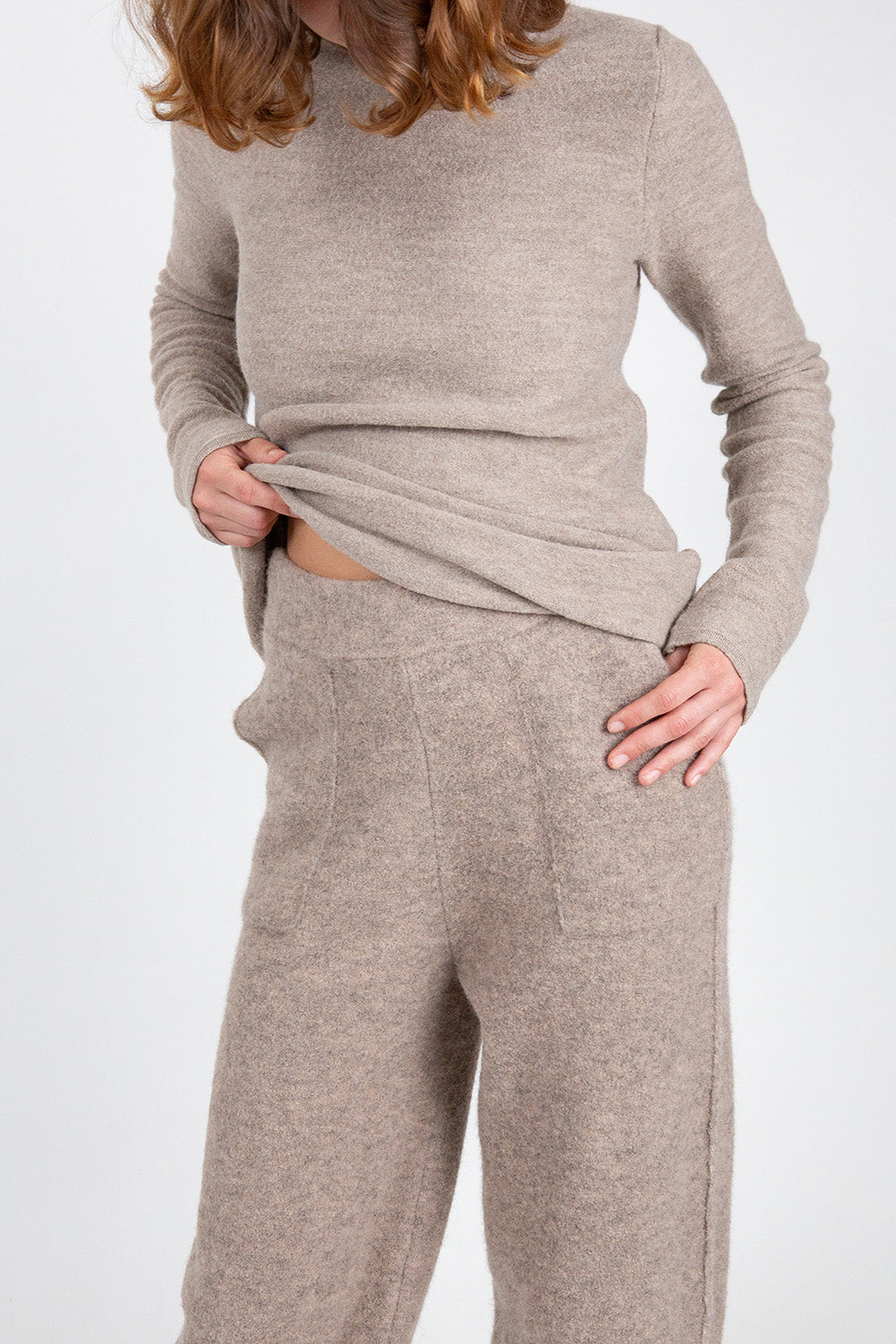 Lauren Manoogian Fleece Pants In Moth