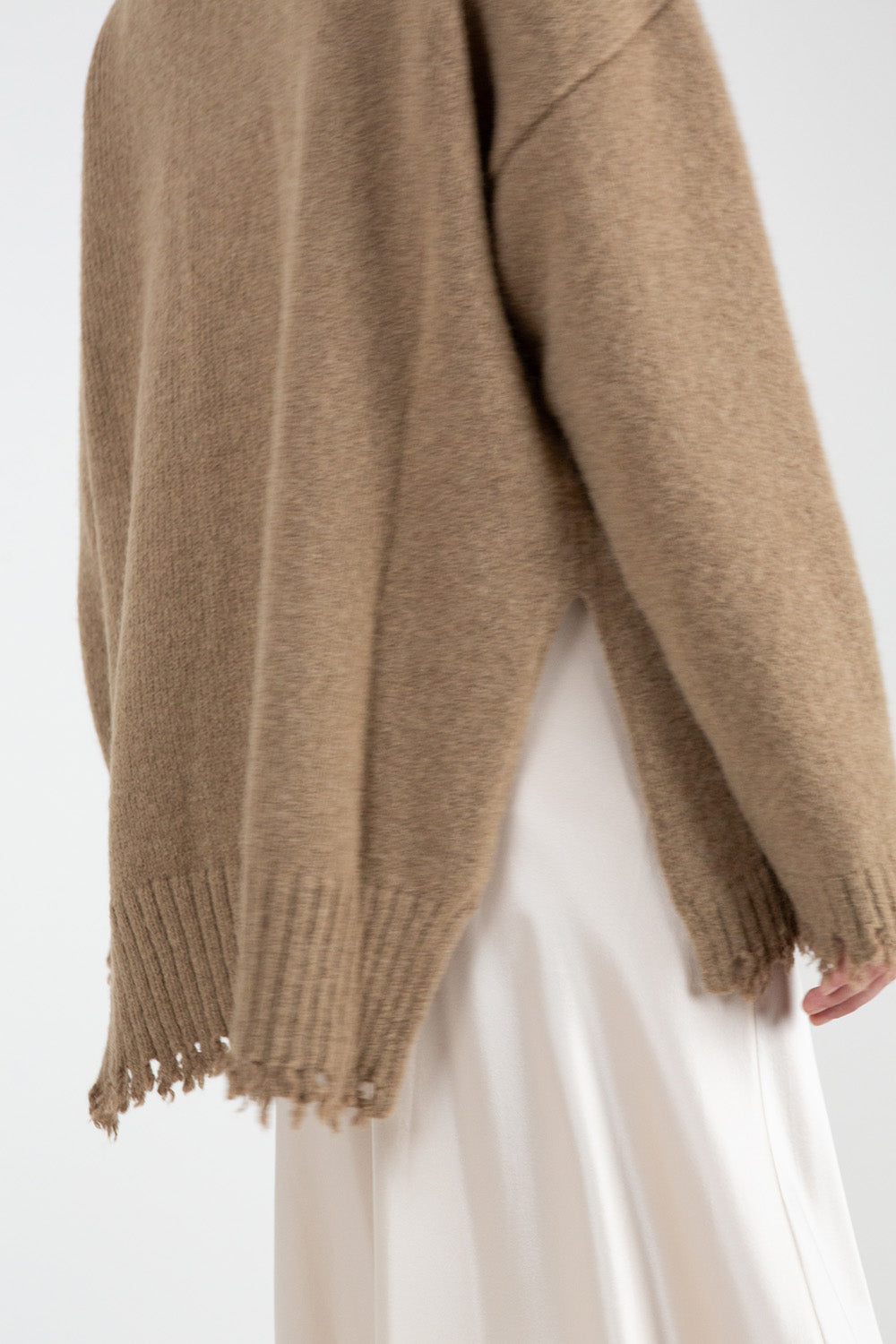 Lauren Manoogian Fray Turtleneck in Tobacco