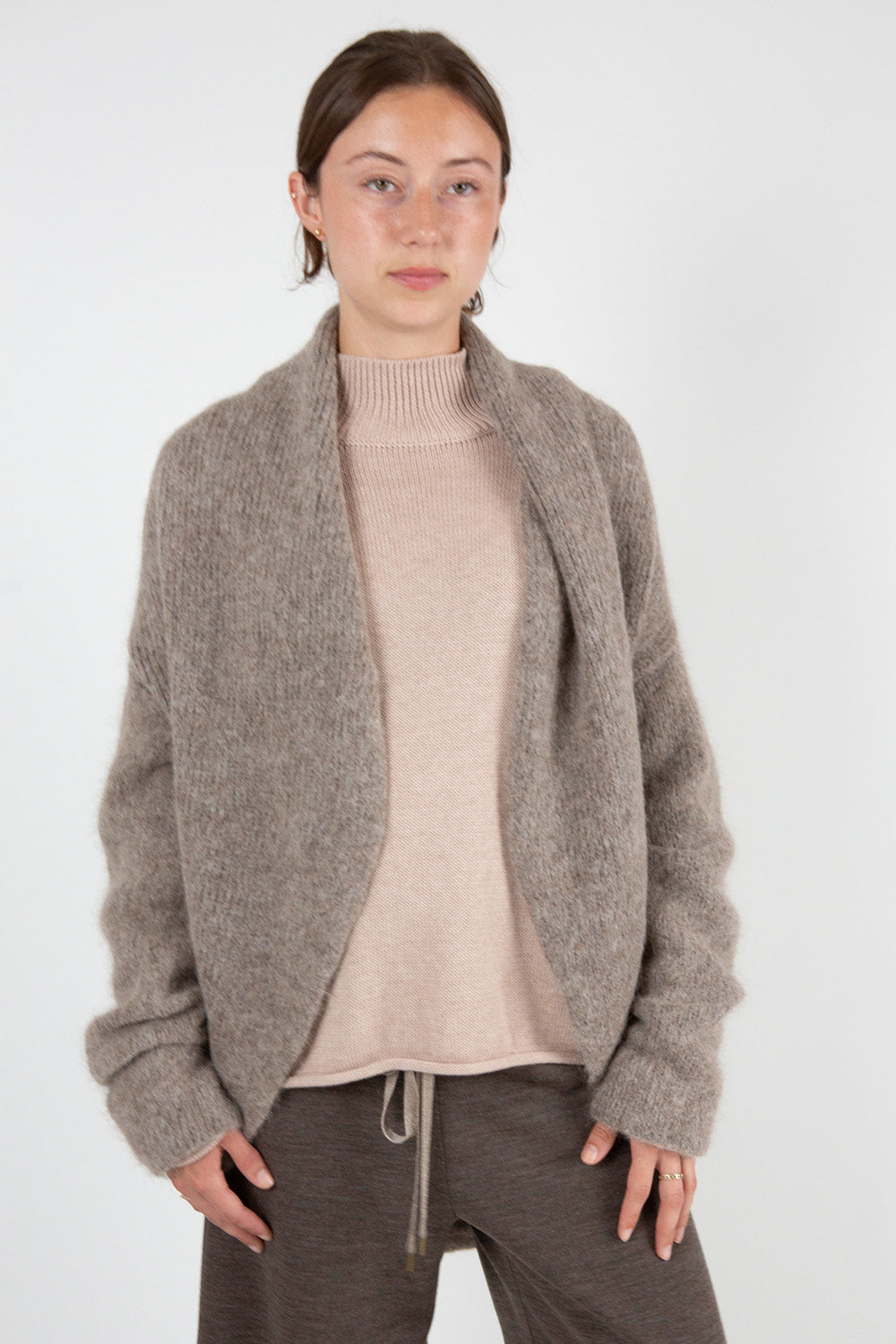 Lauren Manoogian Knot Cardigan in Burl