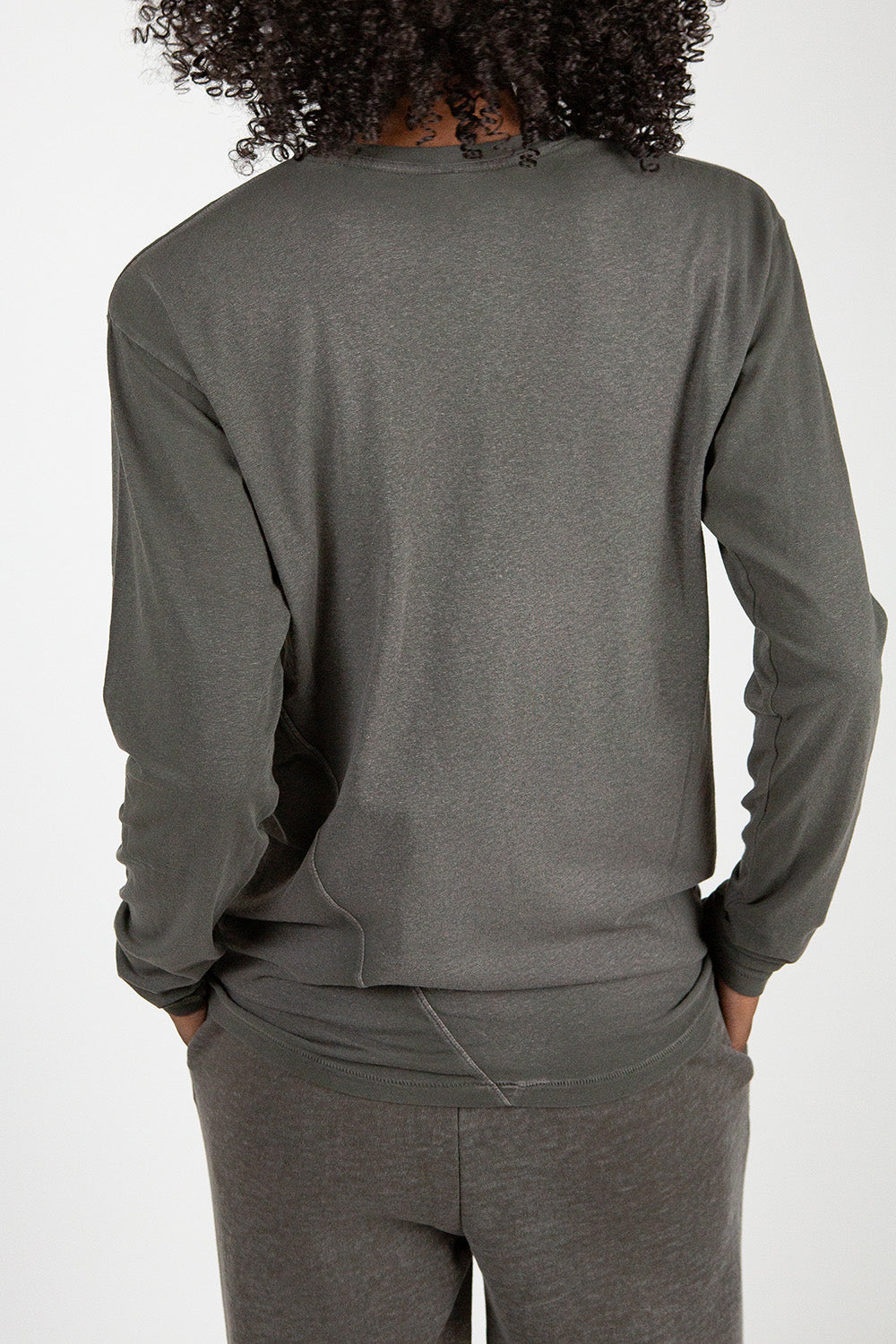 Lauren Manoogian Long Sleeve Tee in Black
