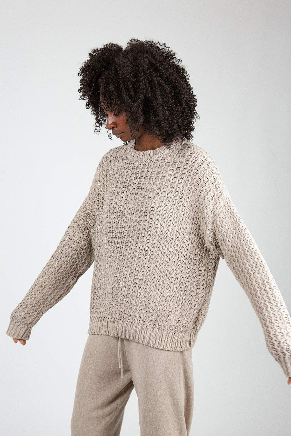 Lauren Manoogian Rack Crewneck in Sisal