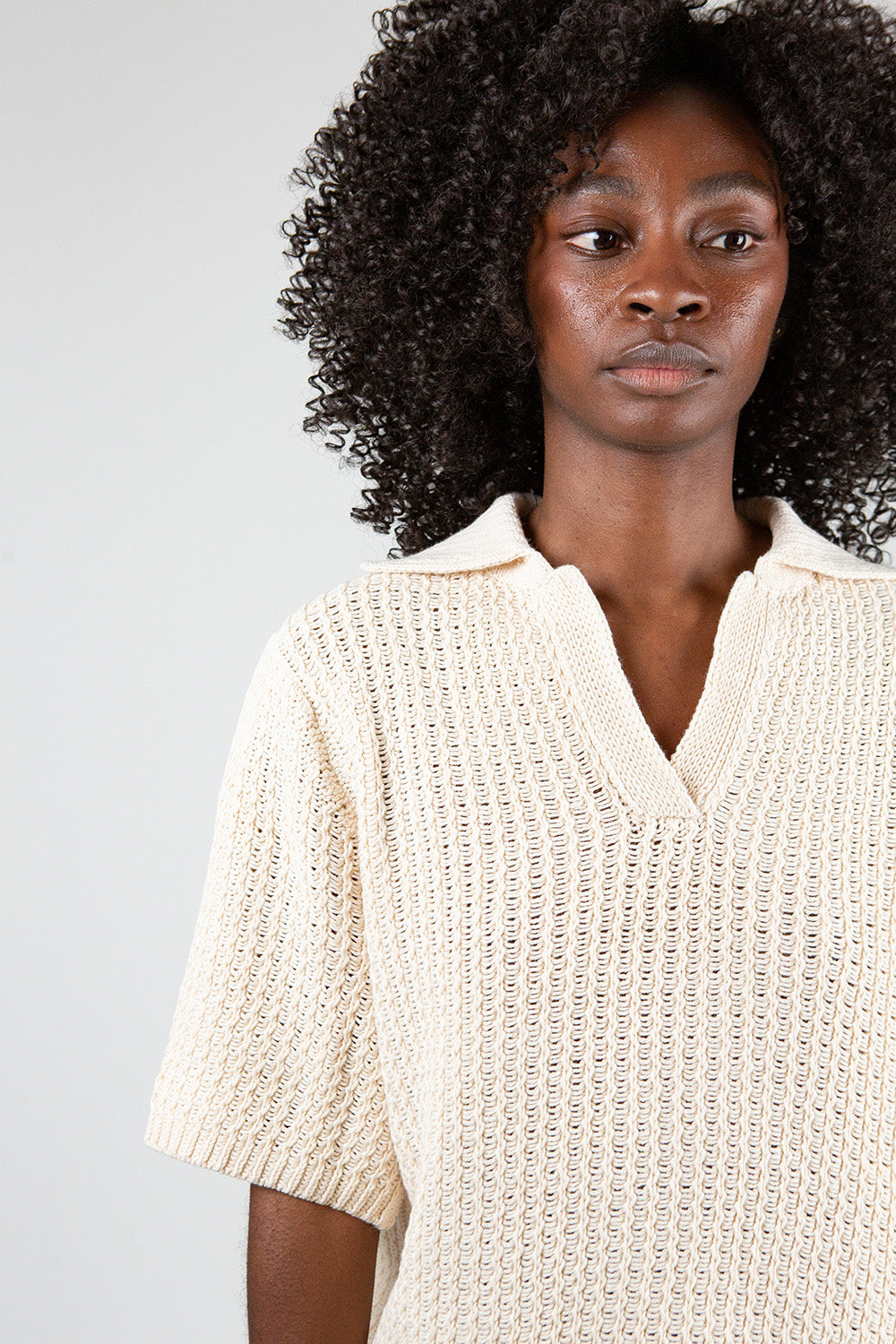 Lauren Manoogian Rack Polo in Ivory