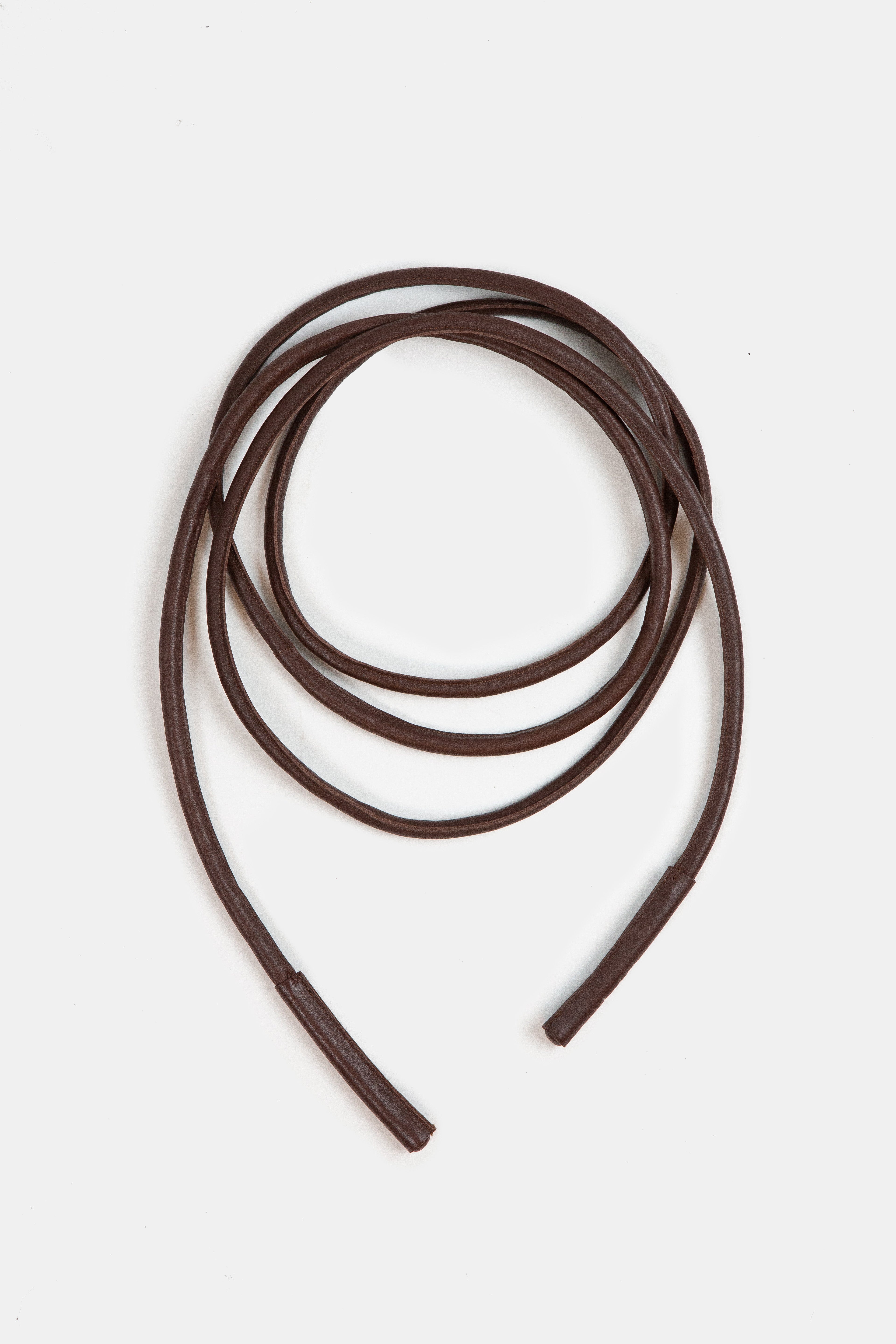 Lauren Manoogian Rope Belt in Saddle