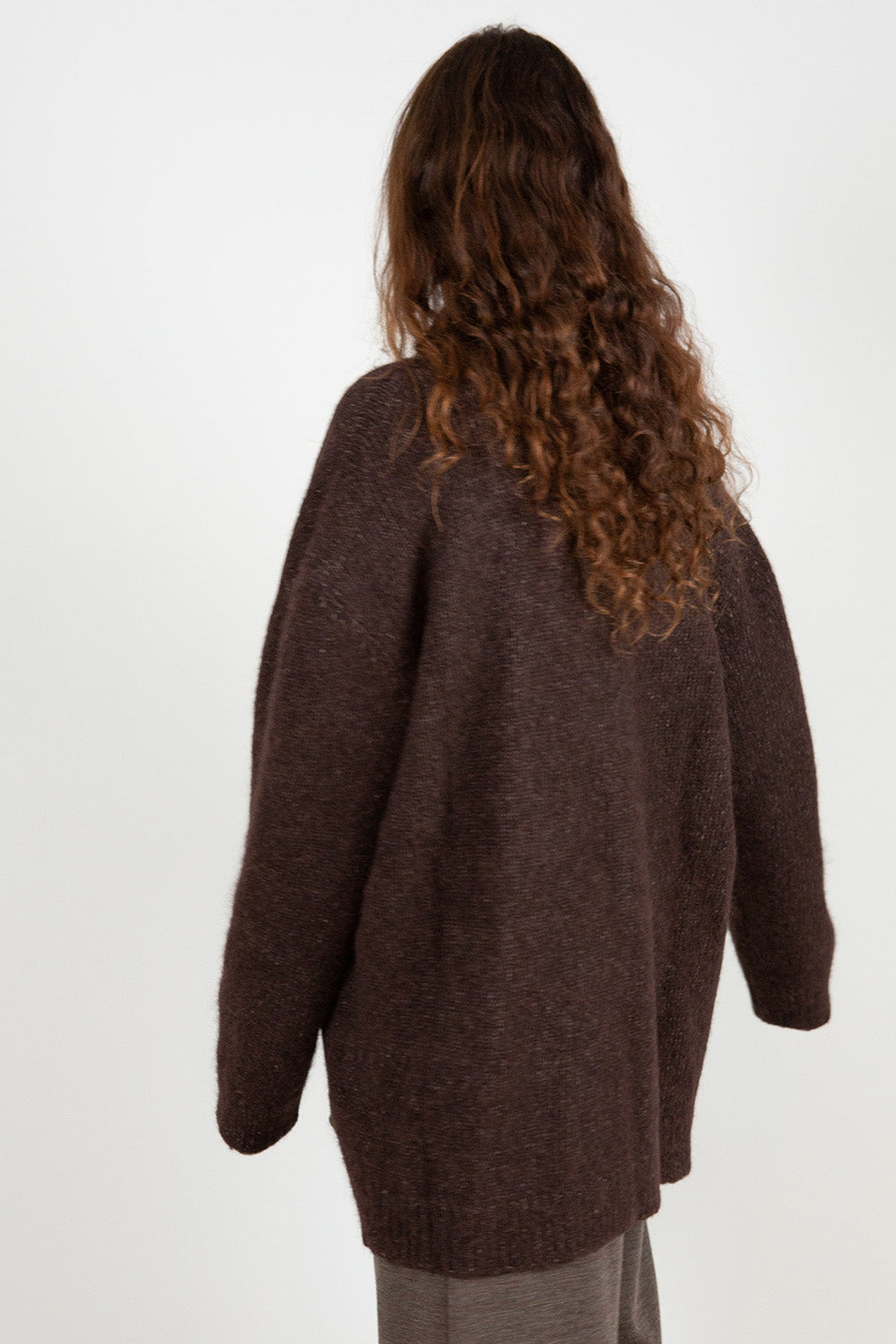 Lauren Manoogian Loft Shawl Cardigan in Soil