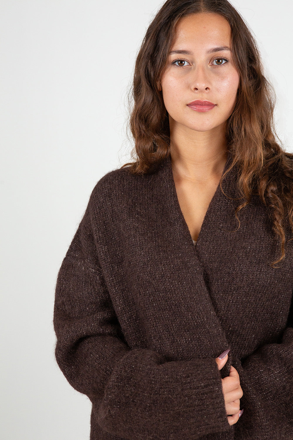 Lauren Manoogian Loft Shawl Cardigan in Soil