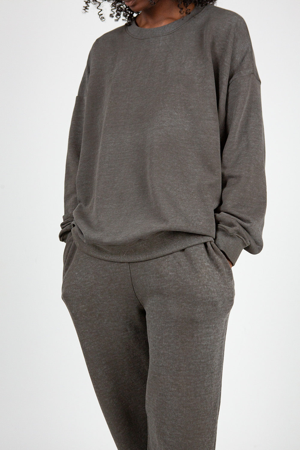 Lauren Manoogian Terry in Washed Black