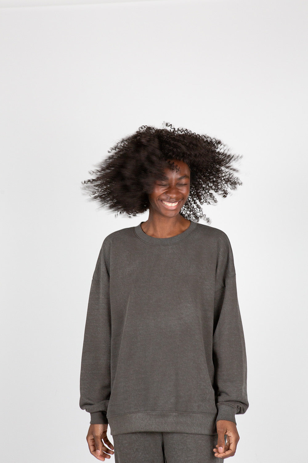 Lauren Manoogian Terry in Washed Black