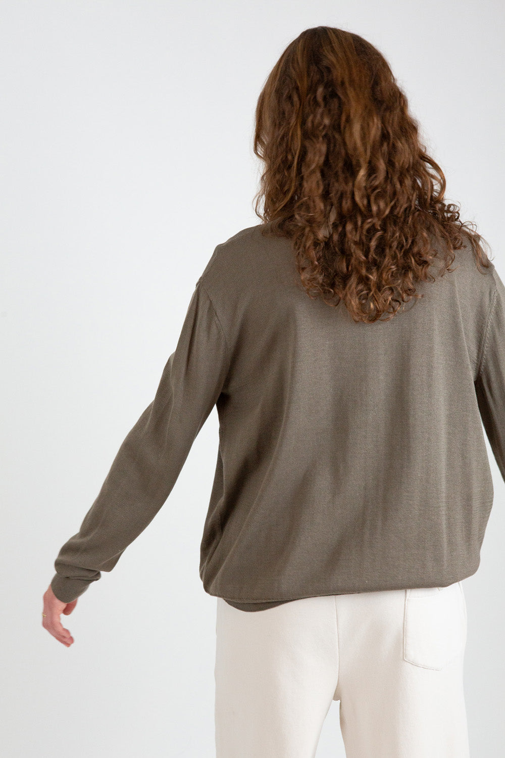 Lauren Manoogian Veil Crewneck in Rock