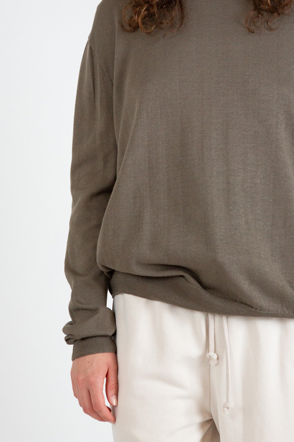Lauren Manoogian Veil Crewneck in Rock