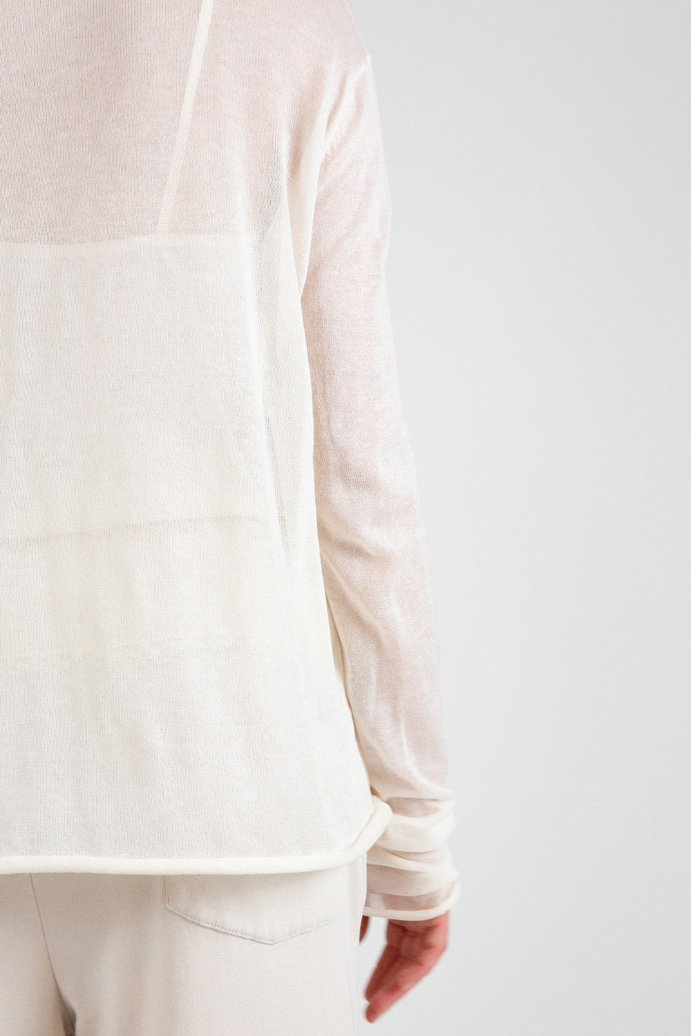 Lauren Manoogian Veil Rollneck in Bone