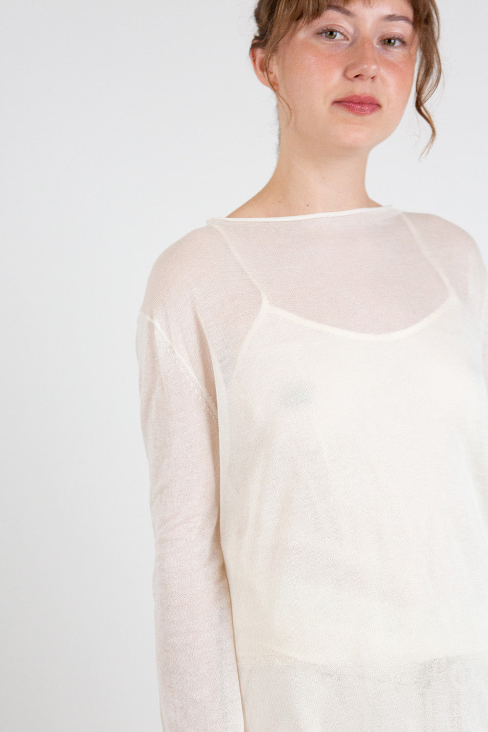 Lauren Manoogian Veil Rollneck in Bone