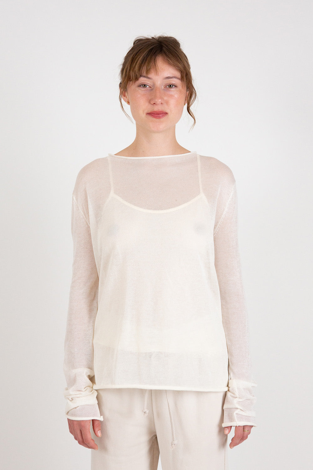 Lauren Manoogian Veil Rollneck in Bone