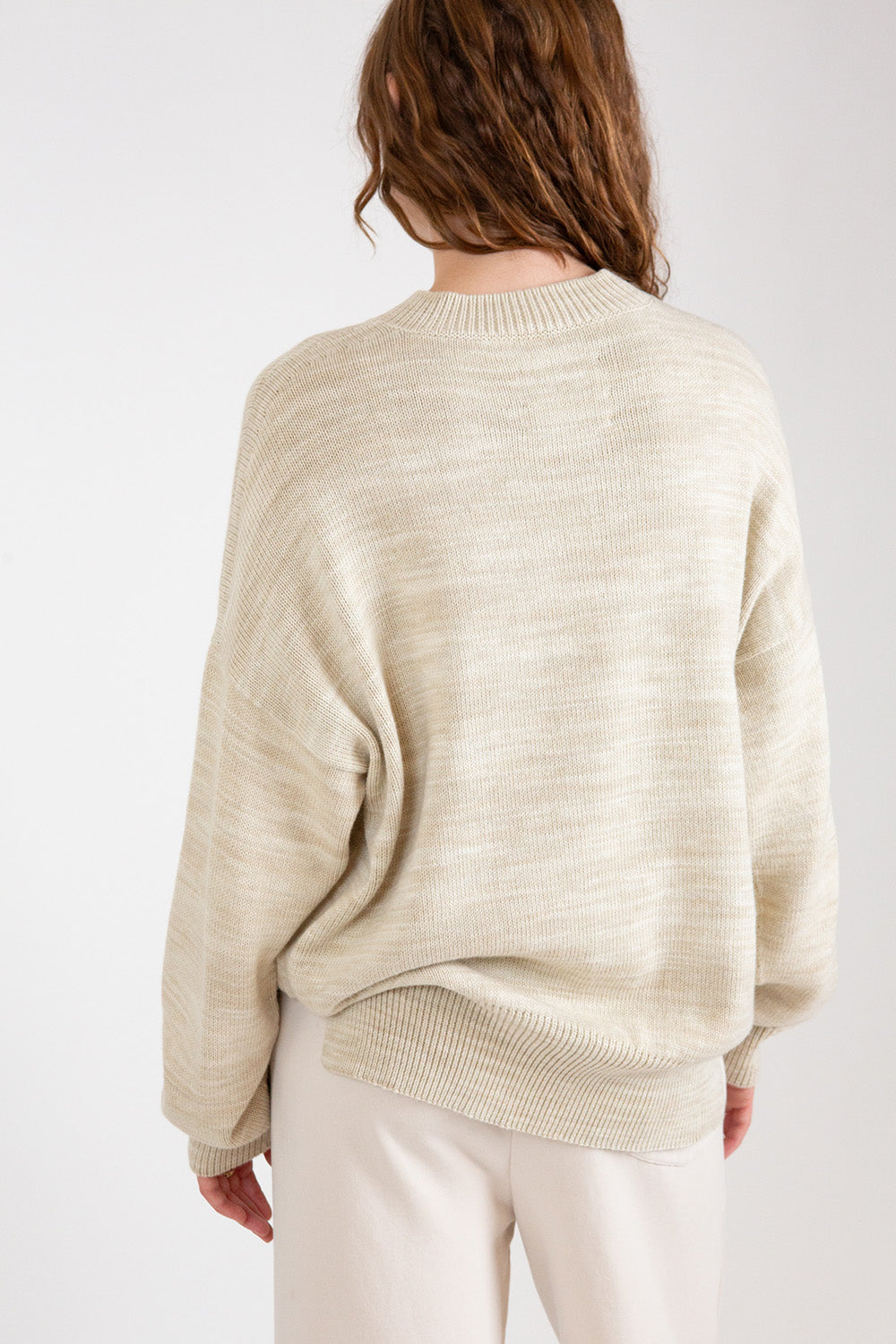 Lauren Manoogian Watercolor Crewneck in Parchment