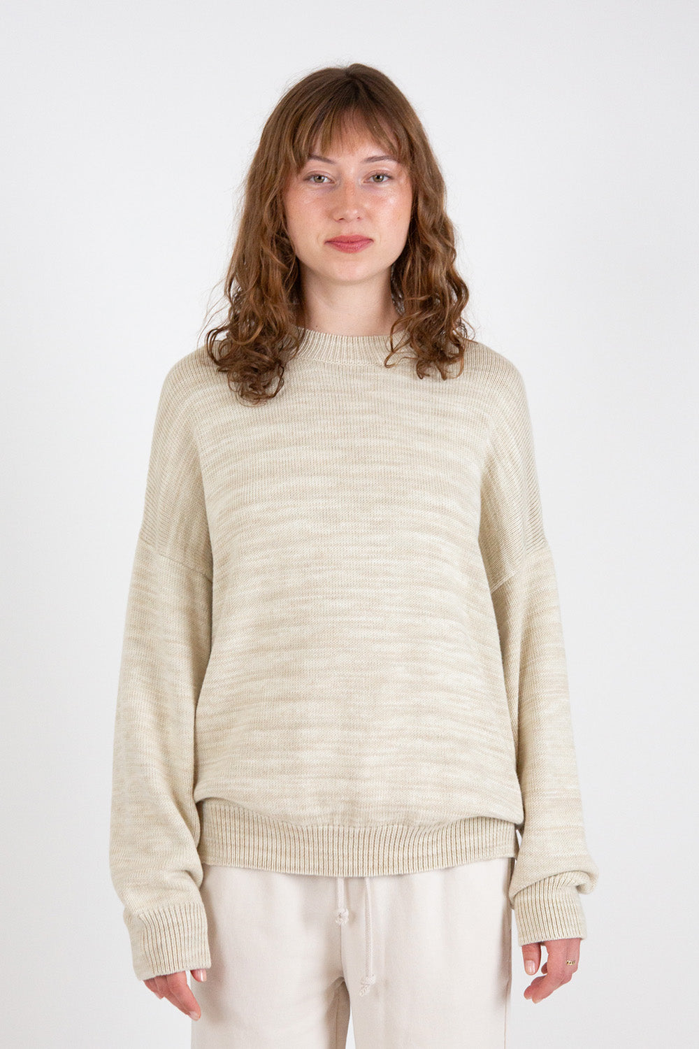 Lauren Manoogian Watercolor Crewneck in Parchment