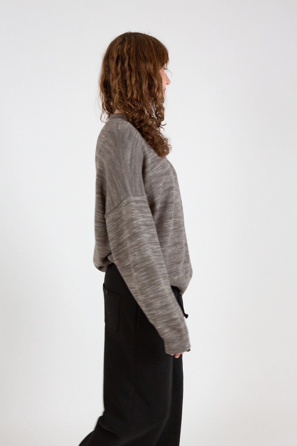Lauren Manoogian Watercolor Crewneck in Rock