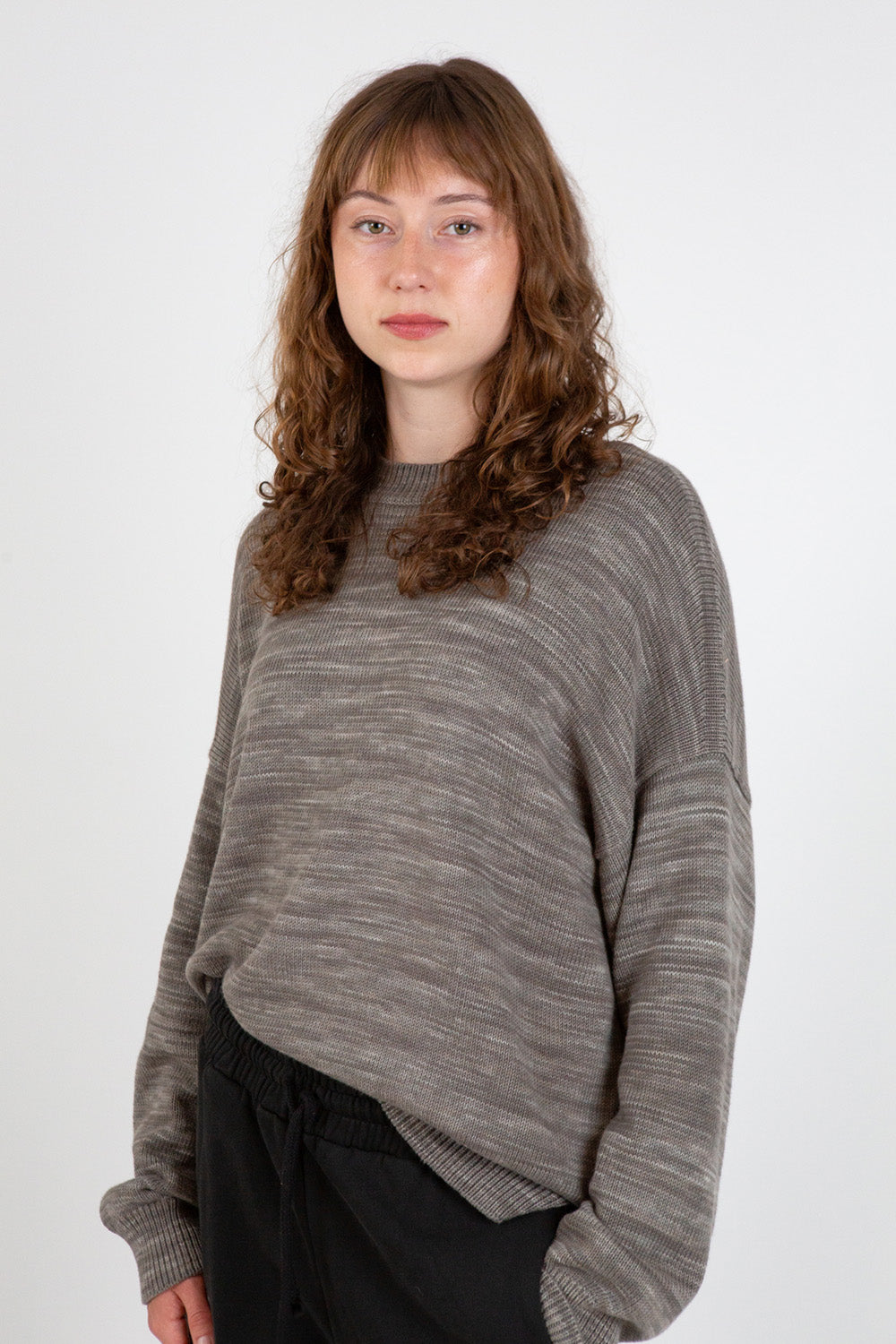 Lauren Manoogian Watercolor Crewneck in Rock