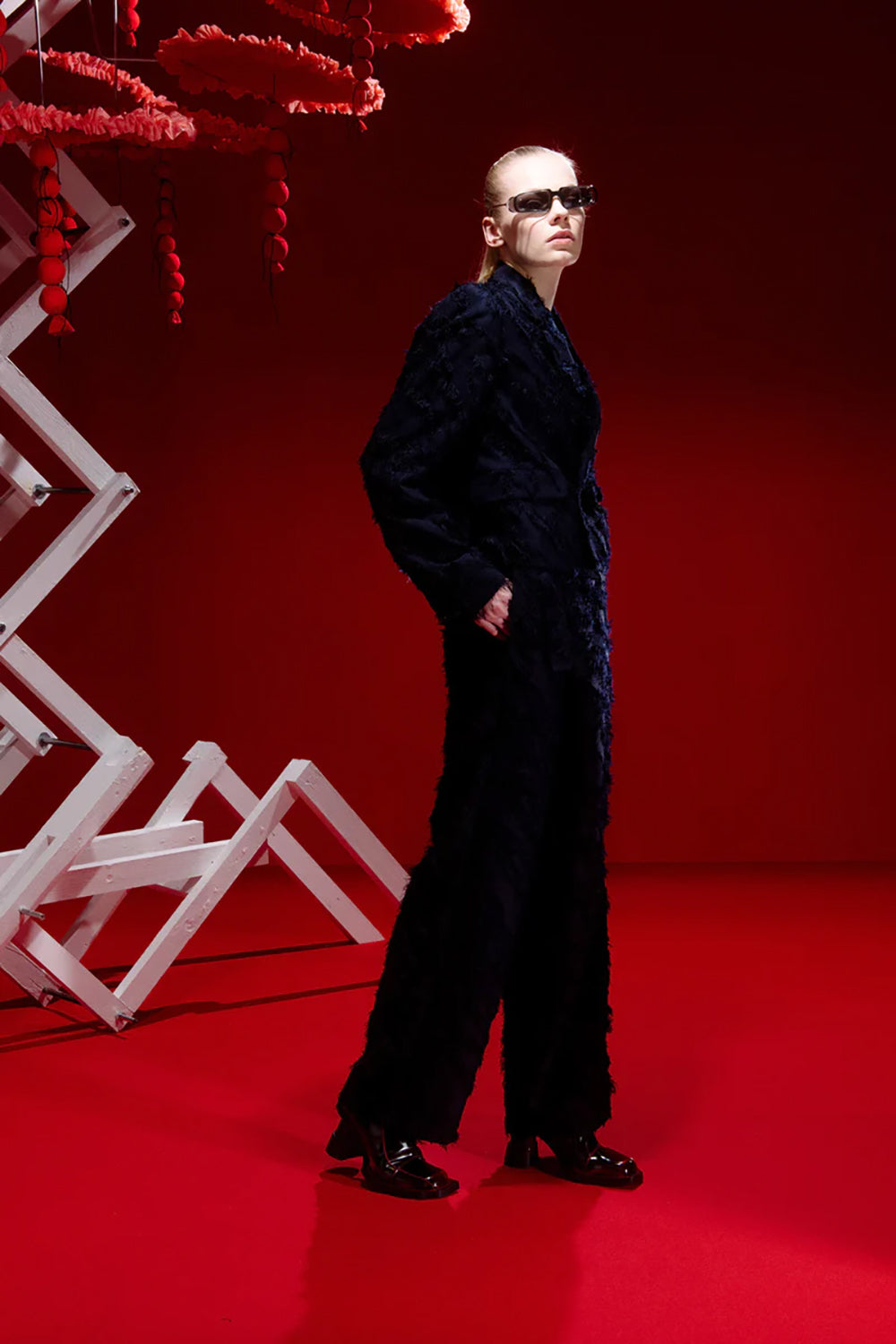 Henrik Vibskov Malin Blazer In Navy