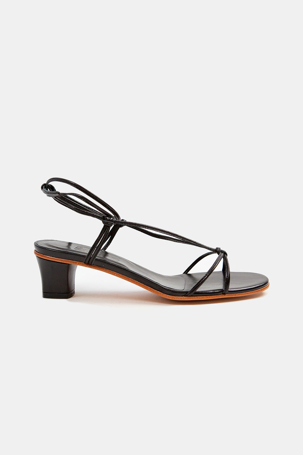 Martiniano Spaghetti Heel in Black