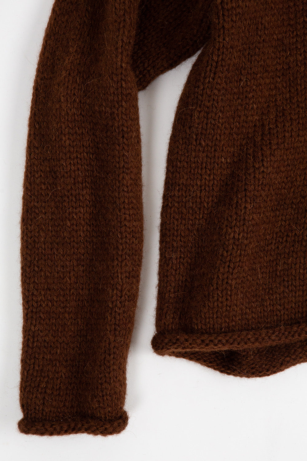 Matilda Alpaca Wool Turtleneck in Black Walnut