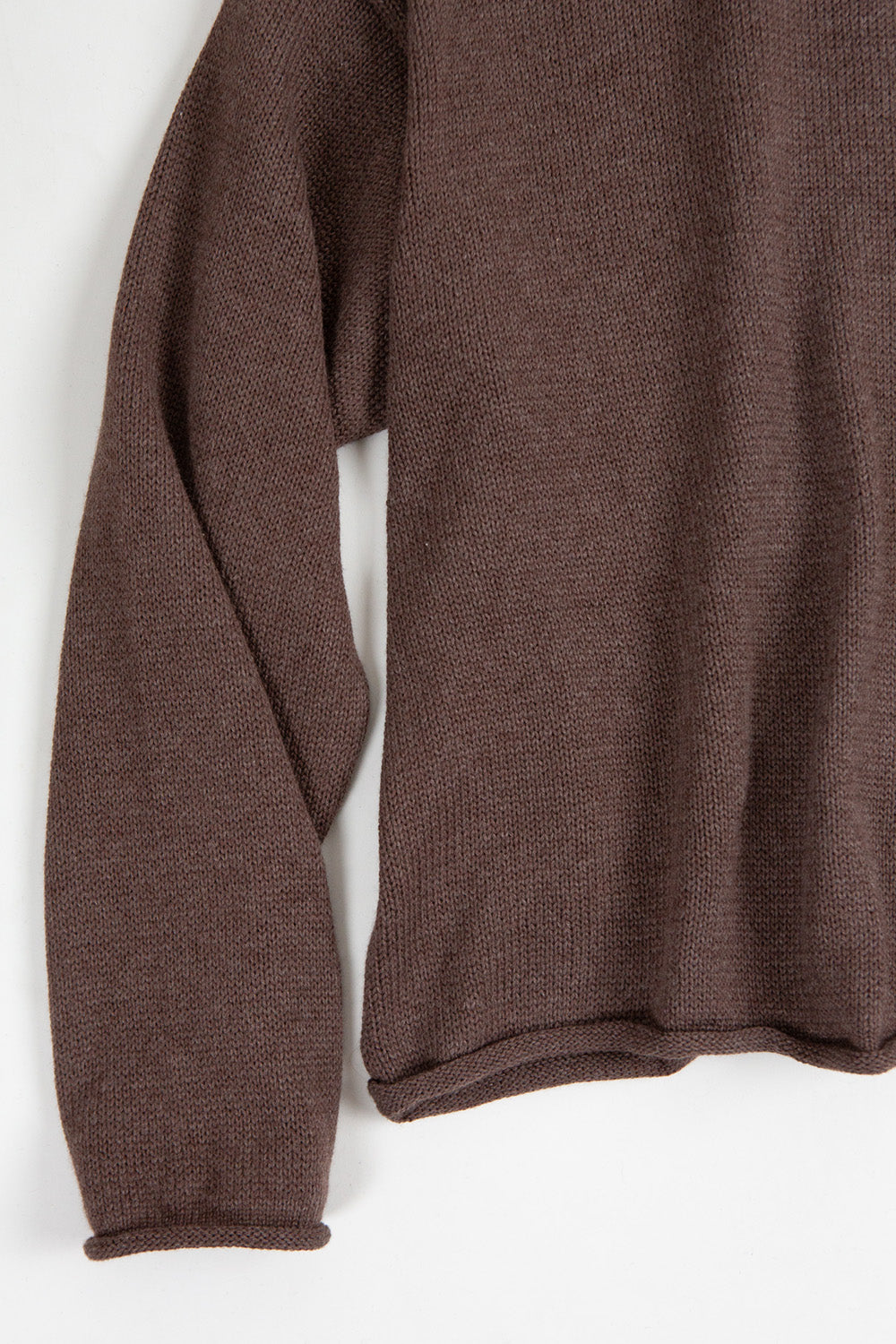 Matilda Pima Cotton Turtleneck in Driftwood