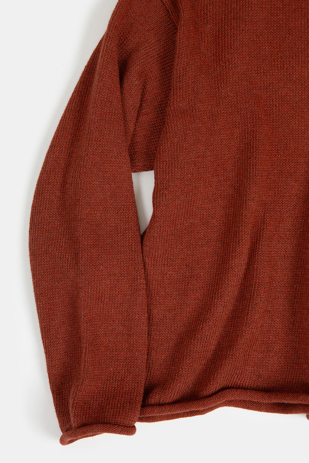 Matilda Pima Cotton Turtleneck in Madrone