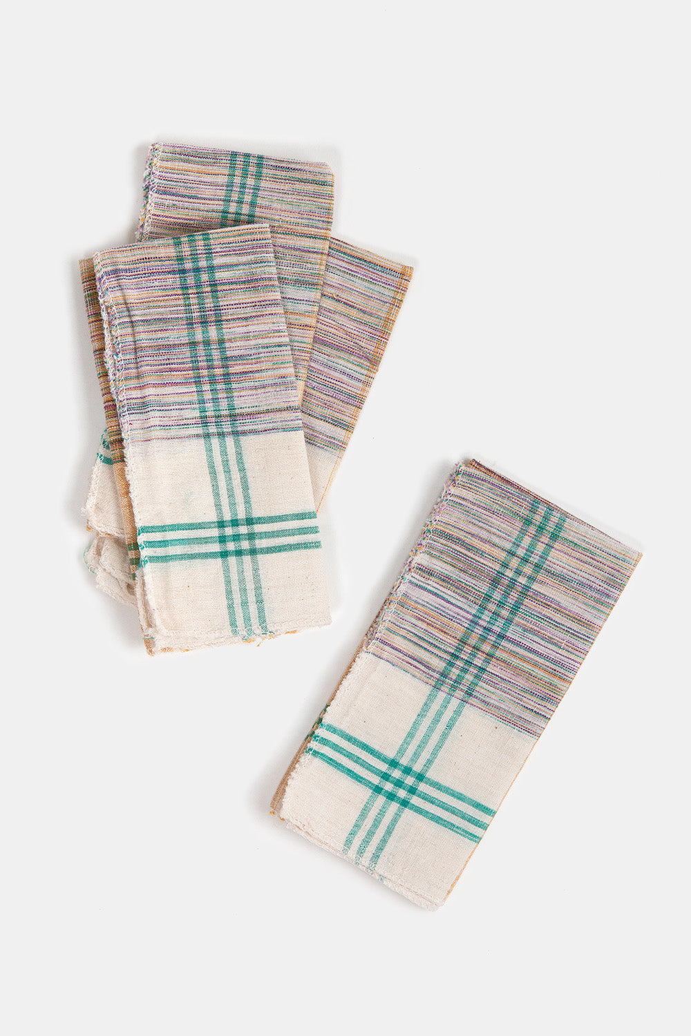 Set Of 4 Khadi Cotton Cafe Napkins