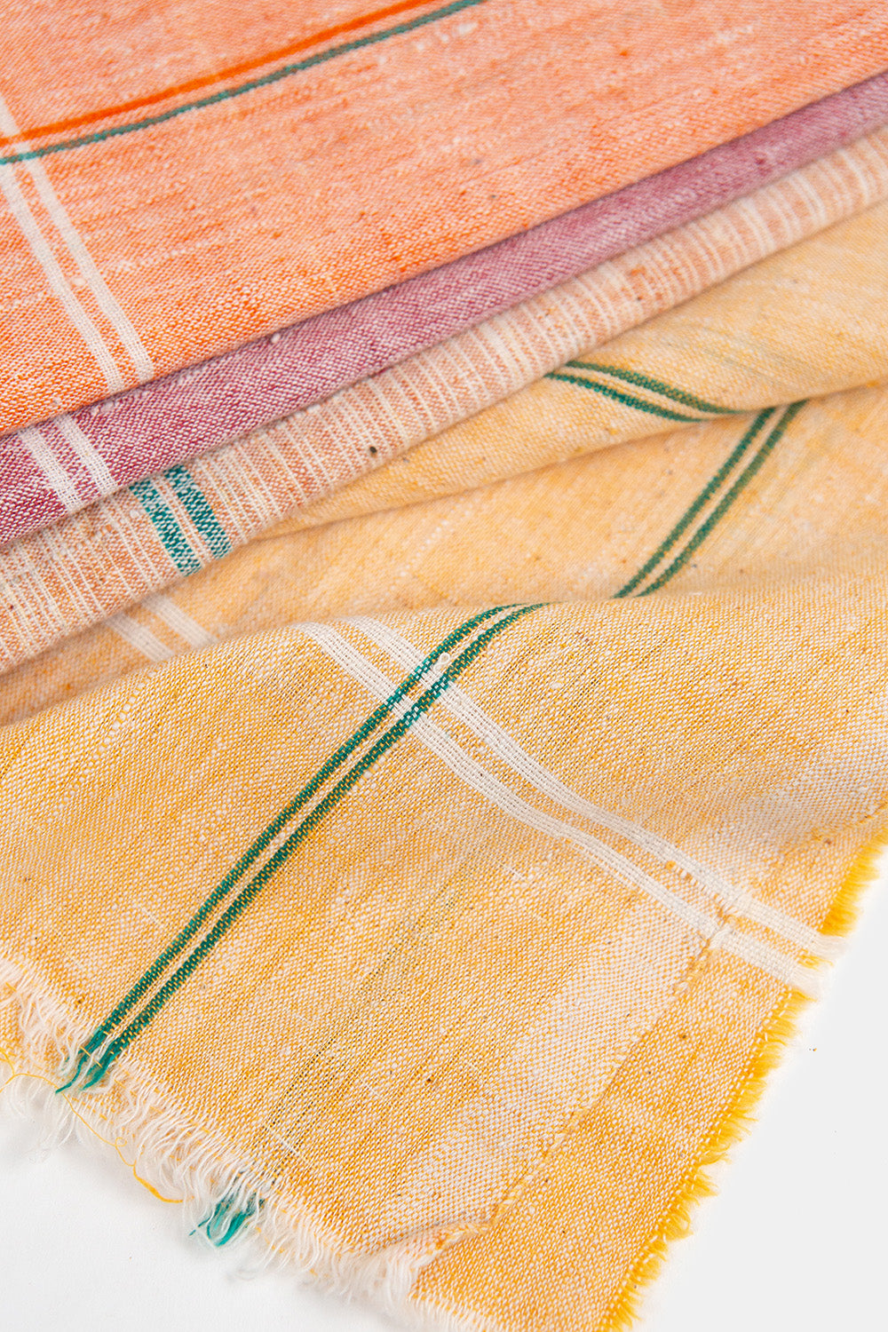 Set Of 4 Khadi Cotton Picnic Napkins