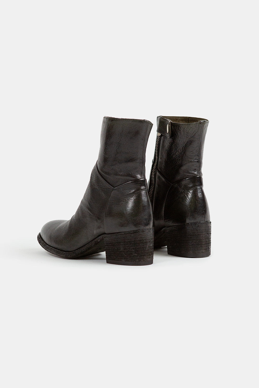 Officine Creative Denner Boot in Olive/Supernero