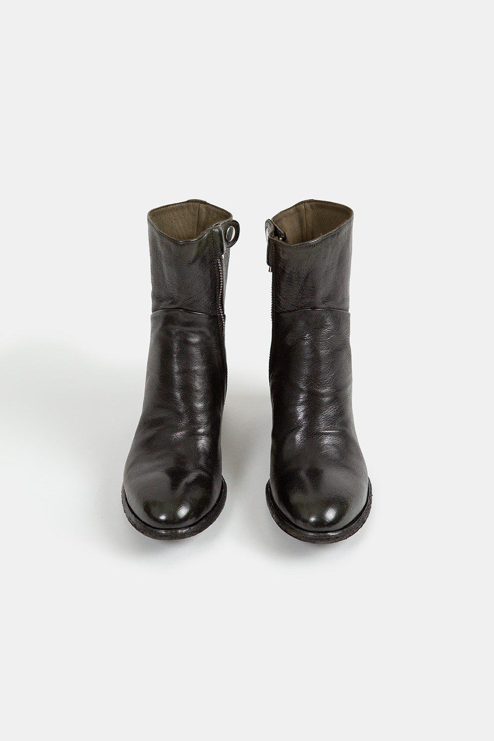 Officine Creative Denner Boot in Olive/Supernero
