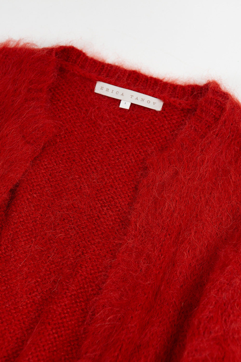 Alpaca Open Cardigan In Paprika