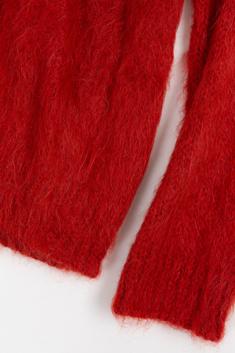 Alpaca Open Cardigan In Paprika