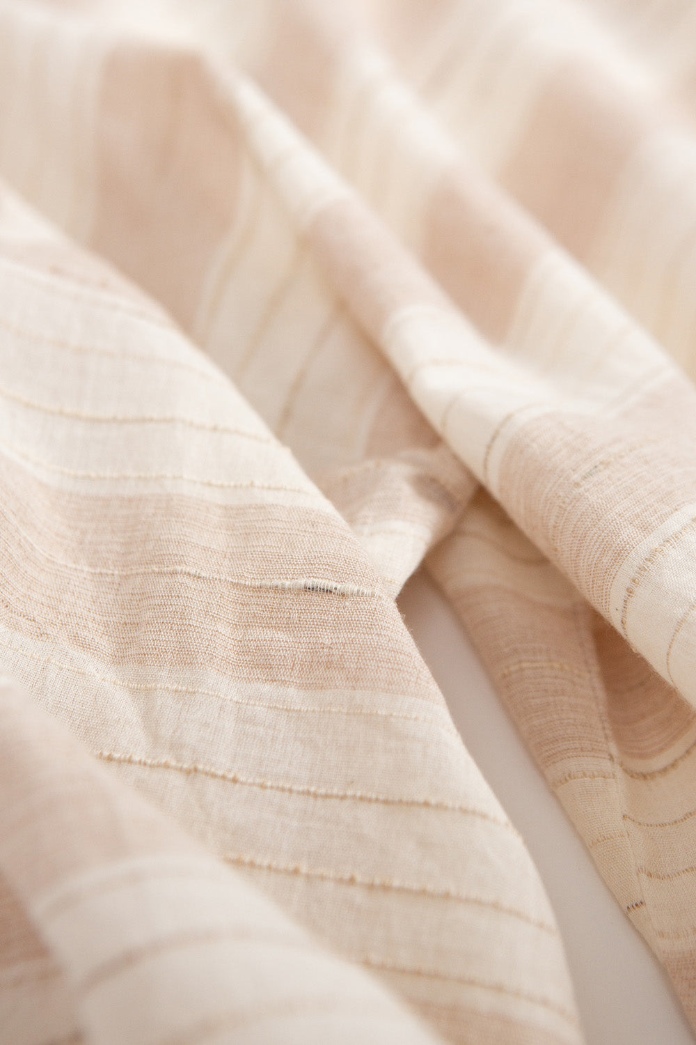 Patricia Khadi Cotton Top In Dune Stripe