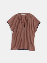 Patti Khadi Cotton Top in Cameo Stripe