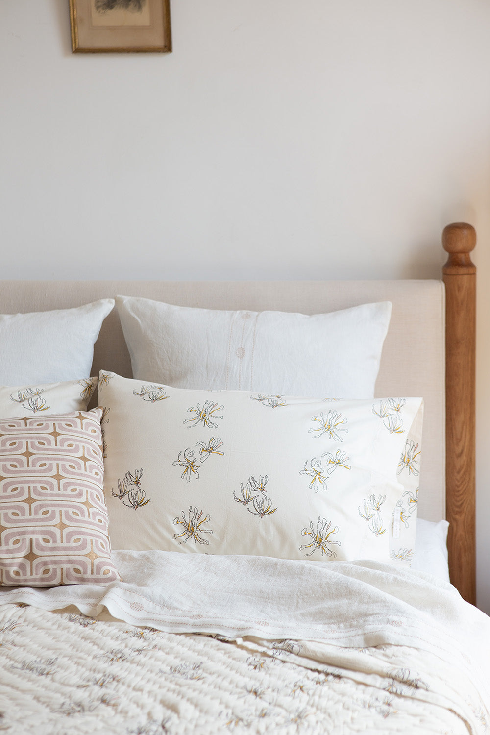 Cotton Pillowcase Pair In Stellata