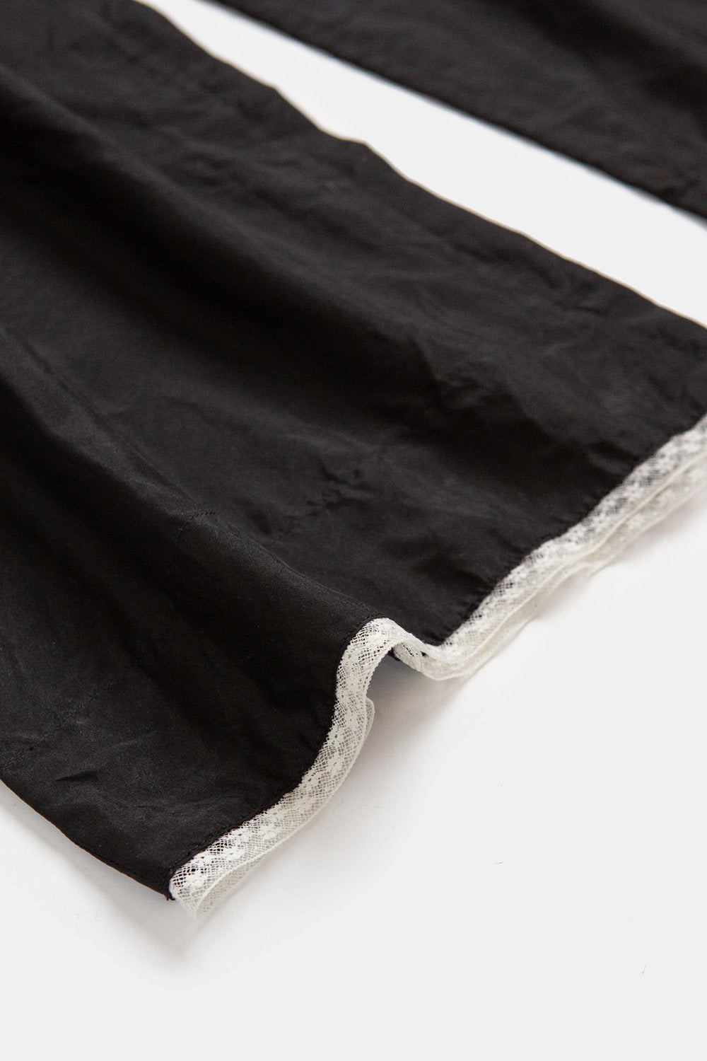Ramona Silk Pant In Black/Ivory